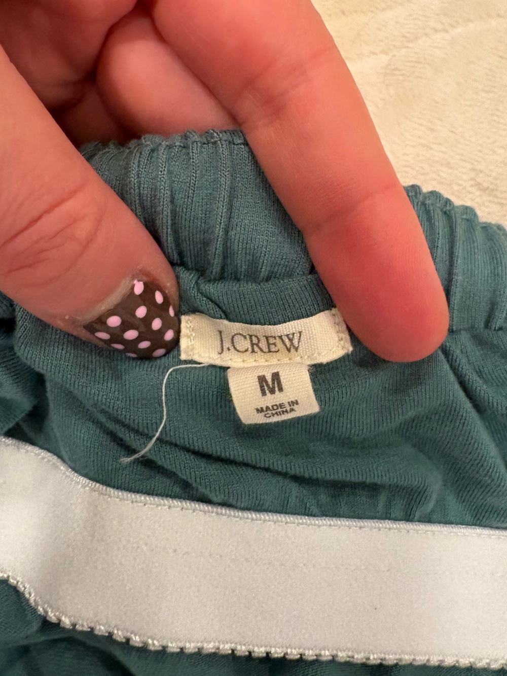J. Crew Teal Strapless Tie-Waist Midi Dress - Picture 3 of 4